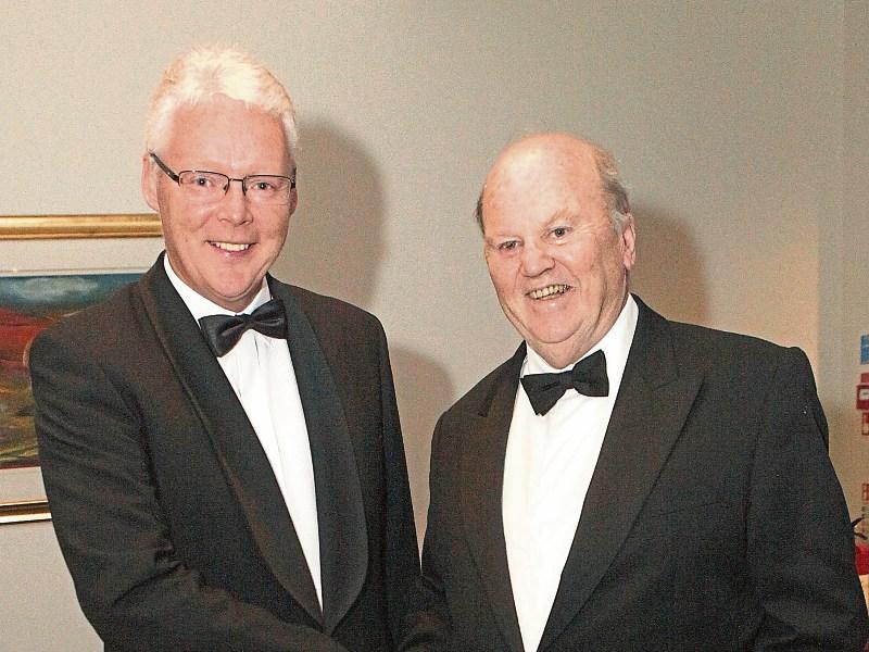Brian Harrington with Michael Noonan at the Mid-West Tourism Ball