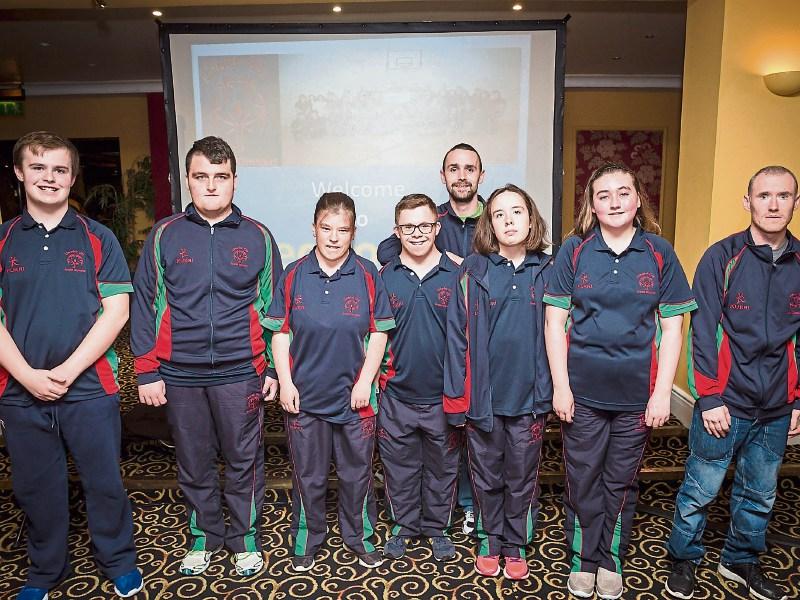 Ian Gilvarry, Adam Tobin, Cloe McNamara, Jack Hogan, Joey Ryan, Katie Quin, Anne Brown and David Donegan at the Electro Quiz fundraiser last week Picture: Keith Wiseman