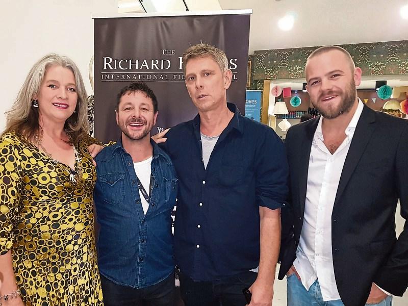 Pictured at the Richard Harris film festival were Kerry Fox, Jamie Harris, Zeb Moore and Moe Dunford