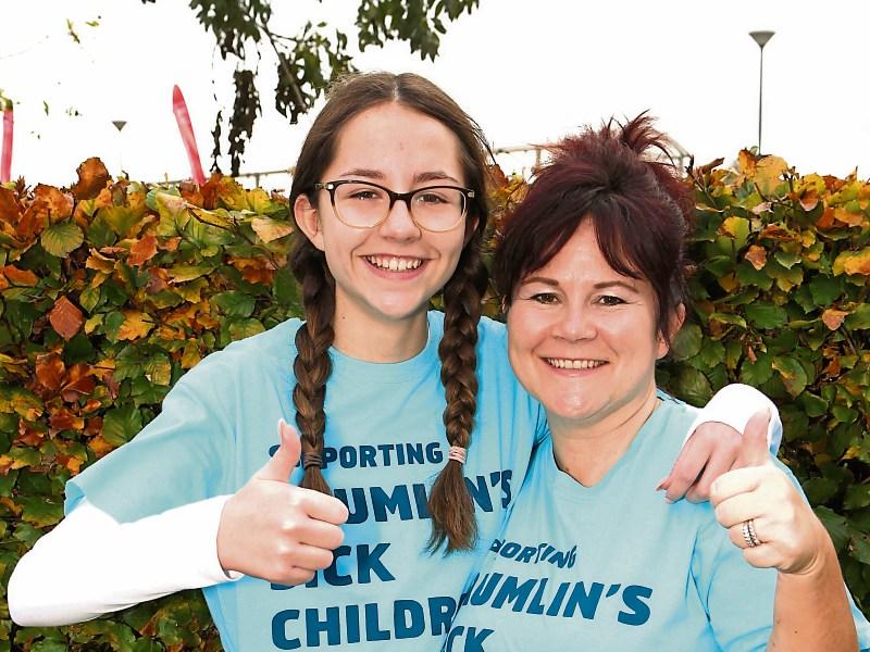 Proud moment: Megan and Sharon Ryan, Dooradoyle before the Cook Medical Womens Mini Marathon at UL