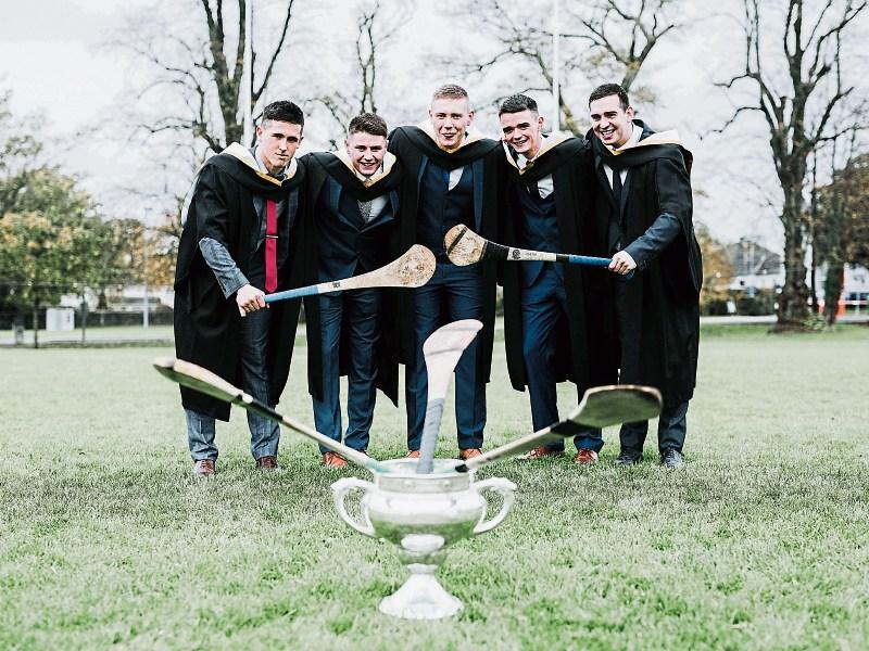Members of the victorious Fitzgibbon Cup Team at the grads this week Picture: Brian Arthur