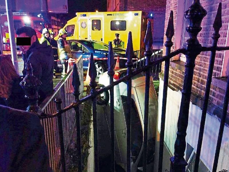 Several hospitalised after car crashes into basement in Limerick city centre