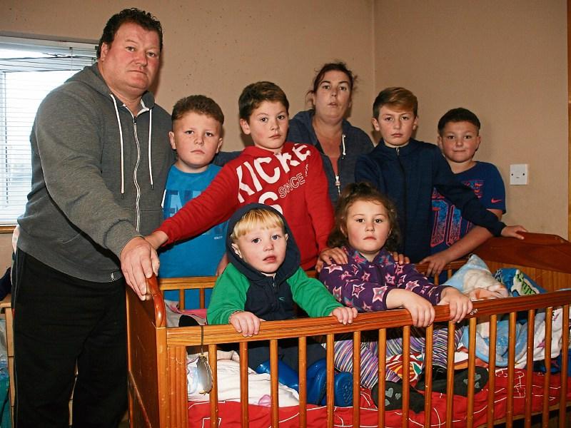 Limerick family of eight living in two-bed council house