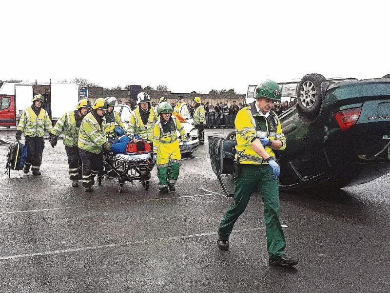 WATCH: Emergency services in road safety appeal to Limerick students