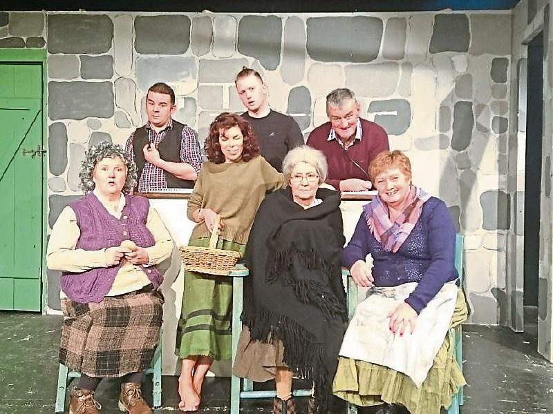 The cast of The Cripple of Inishmaan which opens in Knockaderry on Sunday, November 26