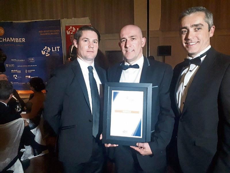 Roadbridge won the overall award for business at the year at the Limerick Chamber Regional Business Award