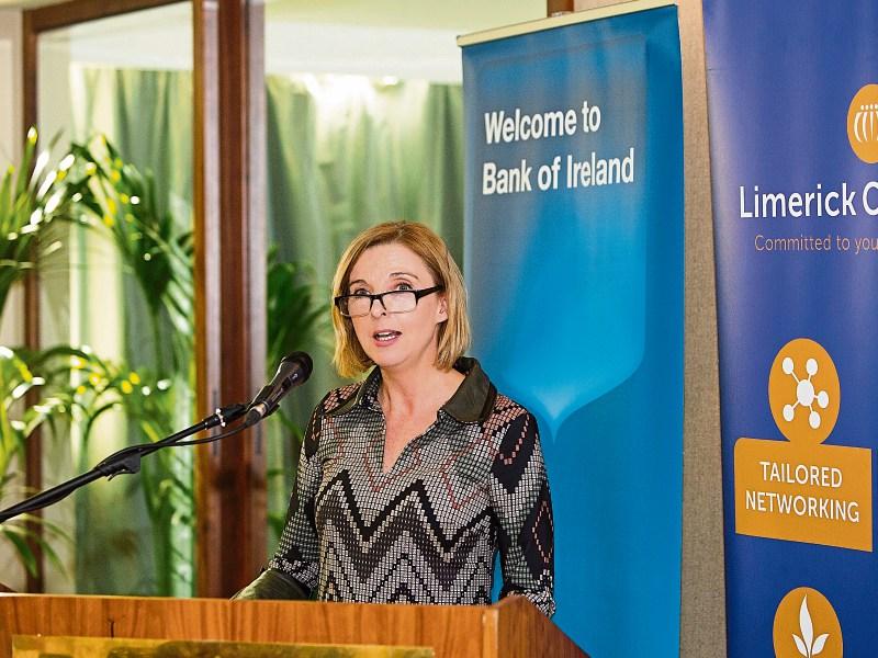 Maria Kelly, branch manager of the Bank of Ireland Limerick