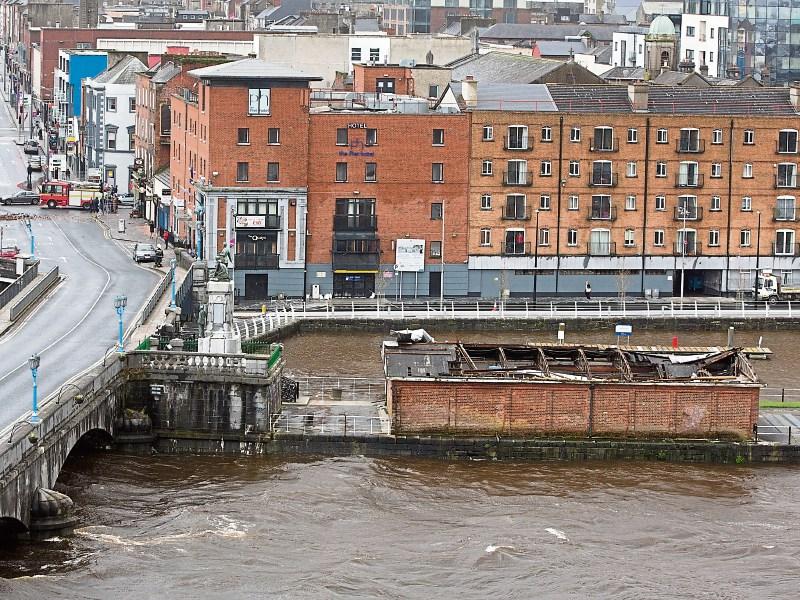 Limerick Boat Club needs up to €100,000 to fix the club’s roof, which was completely destroyed during Storm Darwin in 2014 Picture: Sean Curtin