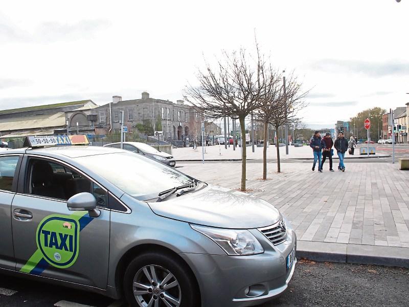 Taxi driver are concerned that there are signs at the station to direct people to taxis when they arrive in the city: Picture: Michael Cowhey