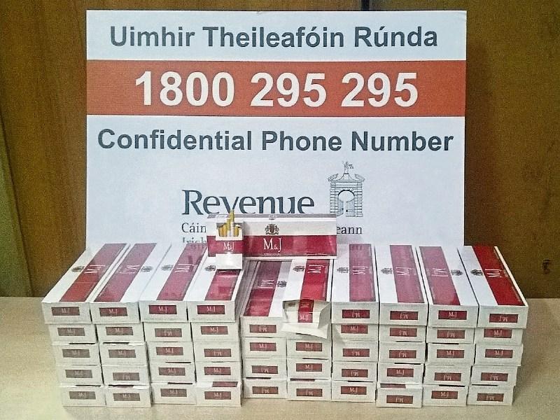 A total of 10,000 ‘unmarked’ cigarettes were found in the boot of a car which was being driven by Patrick McNamara