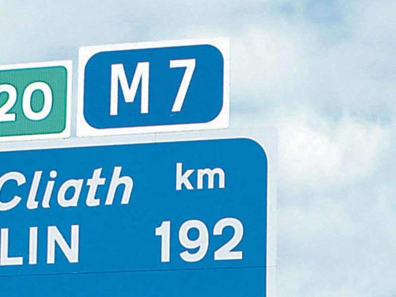 The collision that occurred this Wednesday on the M7 Motorway
