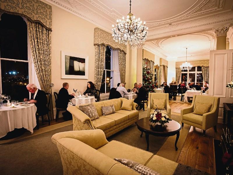 The East Room had a history as the formal dining area in Plassey House for centuries when inhabited by Limerick’s wealthy merchant families - now that heritage is being revived by Derek Fitzpatrick