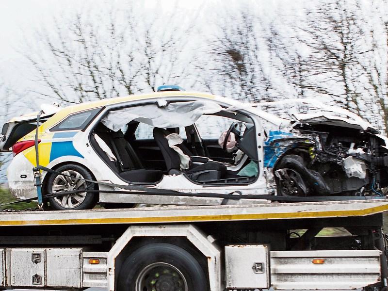 Garda car involved in County Limerick crash
