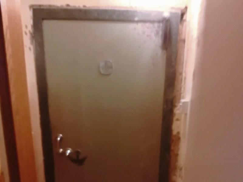 The Chubb safe door at Dennison’s, Abbeyfeale
