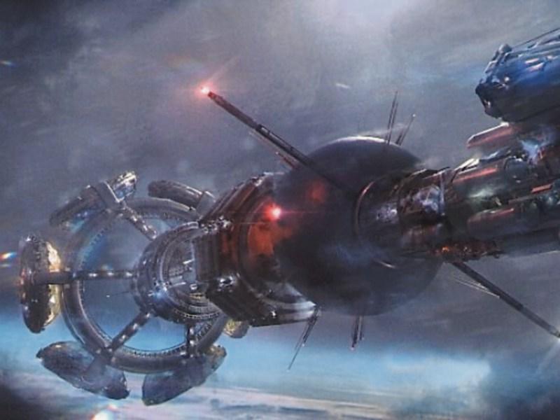 Concept art for The Nightflyer ship, shared by George RR Martin on his blog