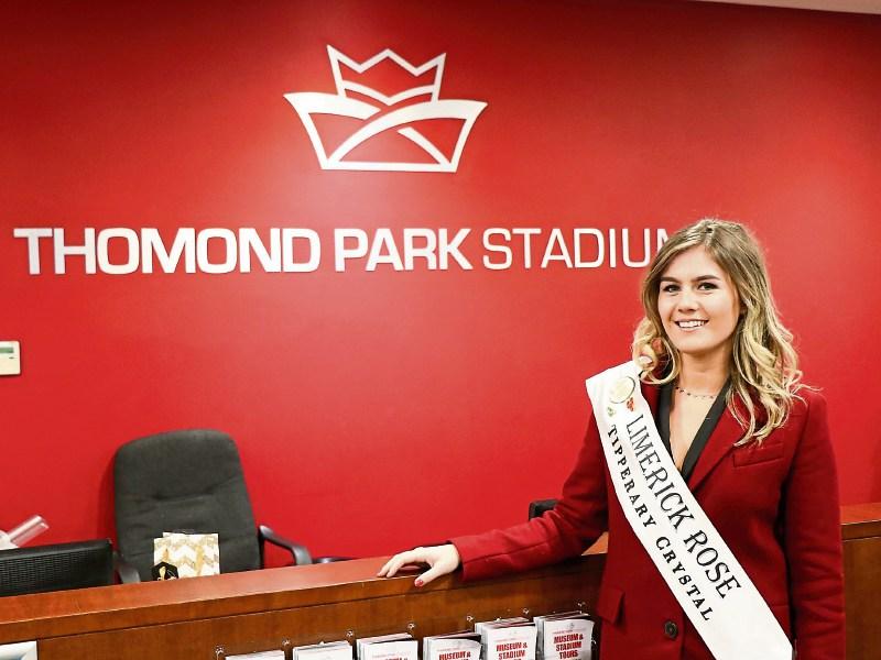 Last year's Limerick Rose Kayleigh Maher at Thomond Park