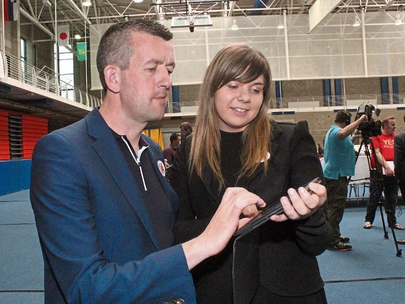 Deputy Maurice Quinlivan and Cllr Lisa-Marie Sheehy
