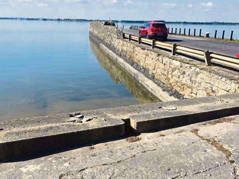 There was a heated exchange in the council meeting over a slipway at Ringmoylan in Pallaskenry