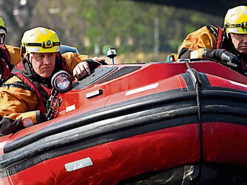The FireSwift boat and rescue crews from Limerick Fire Service located the man and brought him to safety