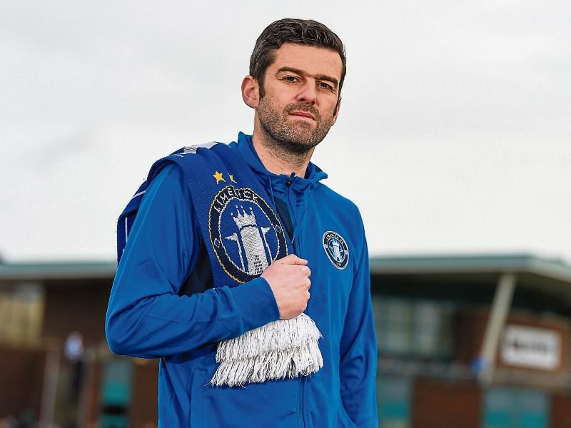 Limerick FC manager Tommy Barrett