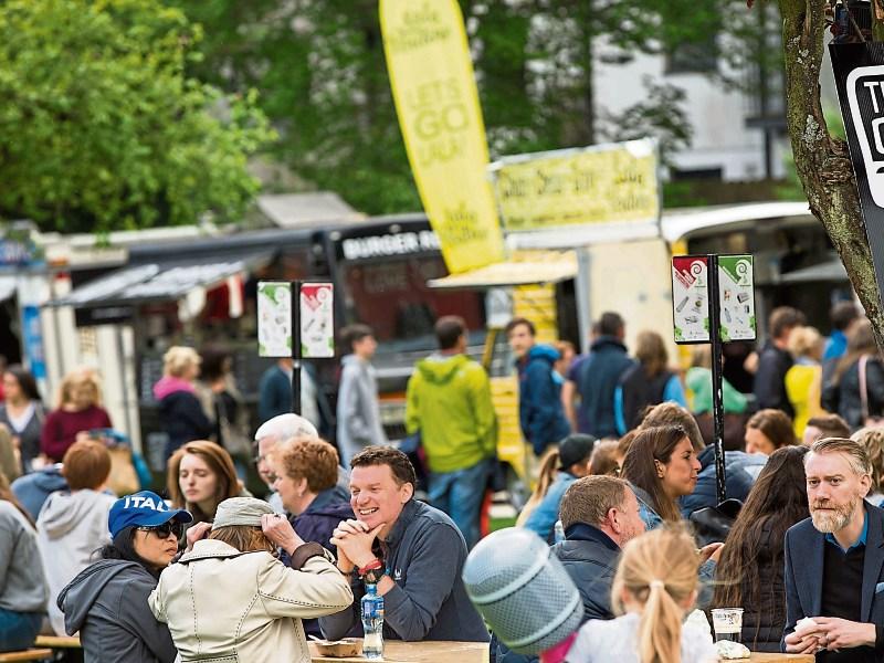 The first ever Limerick International Food Truck Festival took place in the People's Park in June Picture: True Media
