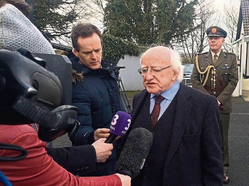 President Michael D Higgins pays last respects to Limerick's Dolores O'Riordan