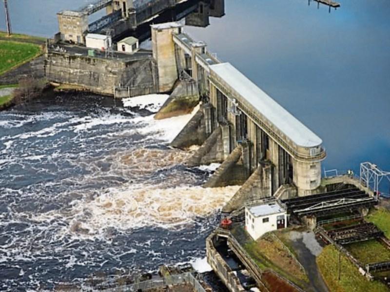 The weir at Parteen Picture: ESB