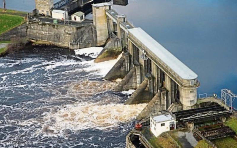 The weir at Parteen Picture: ESB