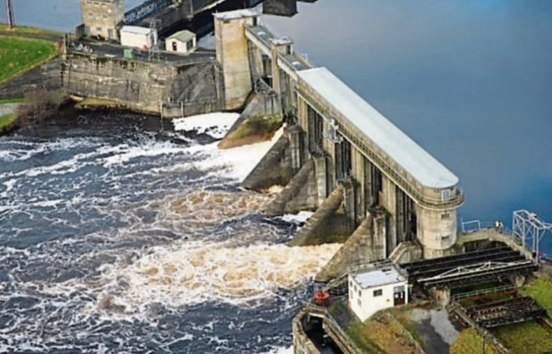 The weir at Parteen Picture: ESB