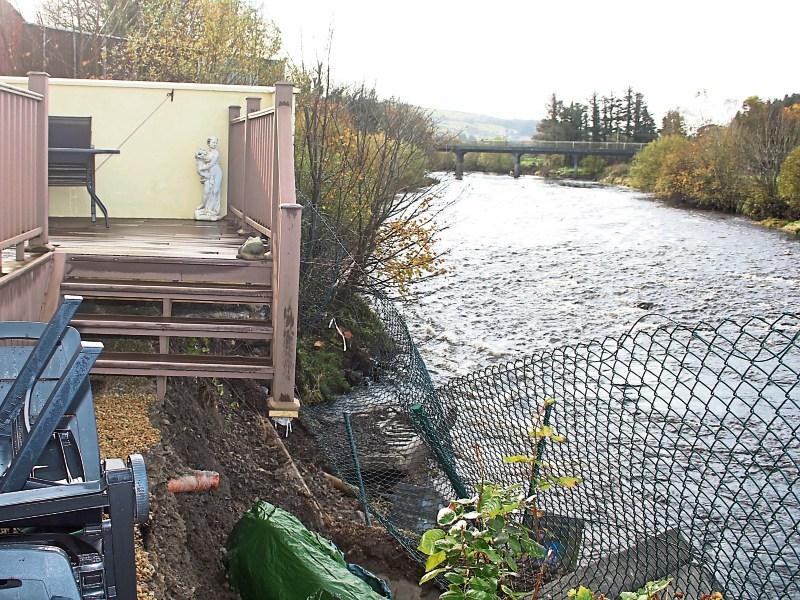 The Roches' home in Abbeyfeale is threatened by riverbank erosion on the Feale