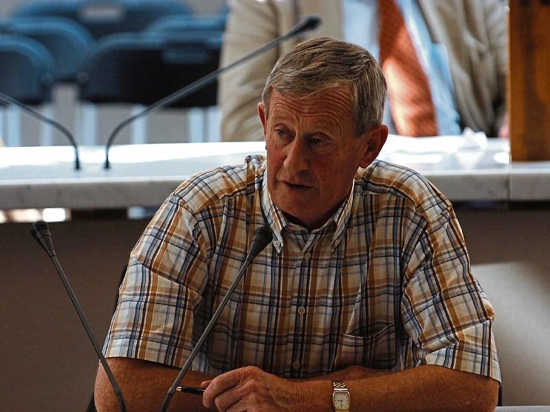 Cllr Noel Gleeson declared “there will be war” over the state of the county’s rural roads