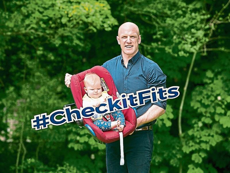 Former Munster and Ireland rugby player Paul O’Connell promoting last year’s Check it Fits campaign