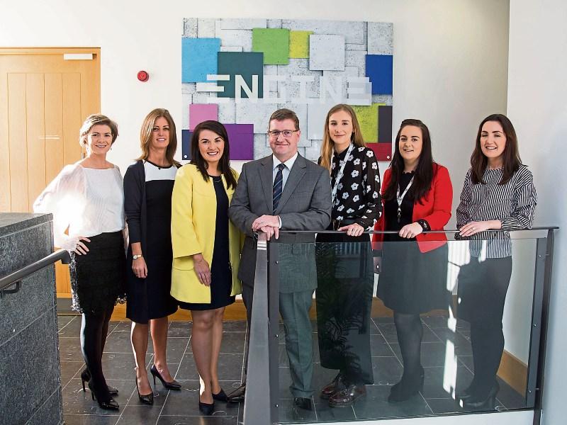 The team powering the Engine building: Orlaith Borthwick, Janice O’Connell, Eileen O’Donovan, Mike Cantwell Pippa McDonogh, Patricia Leahy and Patricia O’Sullivan