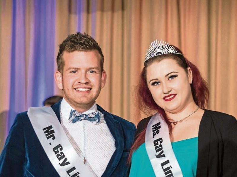 Darren Moloney, Mr Gay Limerick, with Keava Leenon, Ms Gay Limerick Picture: Paudie Bourke/ilovelimerick 