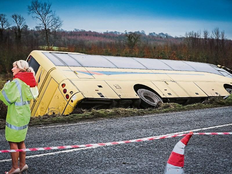 Gardai appeal for witnesses and dash cam footage in Limerick schoolbus crash probe