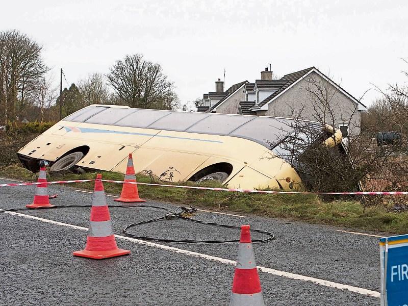 The scene of the horrific crash in Caherline Picture: Press 22