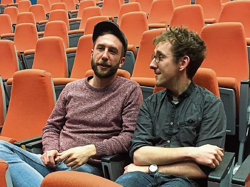 The Piano Men: Jack O’Rourke and Paddy Dennehy in the Lime Tree Theatre, where they will perform a double headliner this Saturday