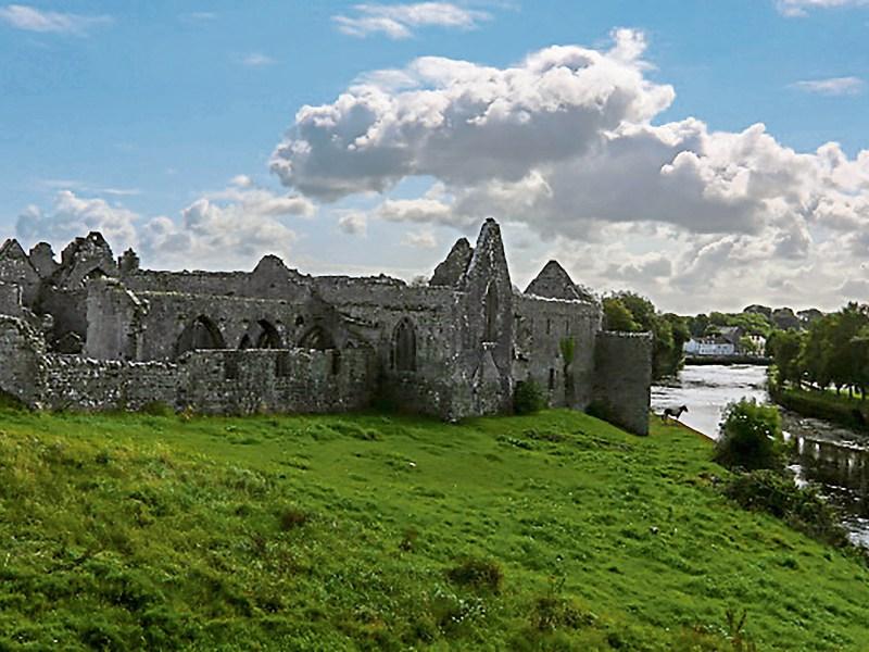 Askeaton’s Franciscan Abbey could feature on the proposed Shannon Erne Pilgrim Way Picture: Billy Connell
