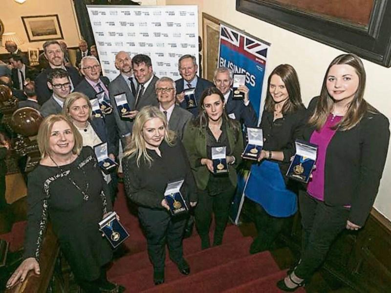 Roisin McCormack, Sales & Marketing Manager for DesignPro, along with fellow finalists at the event