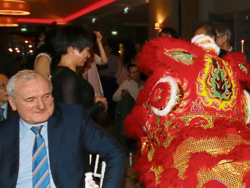 Former Taoiseach Bertie Ahern celebrates Chinese New Year in Limerick