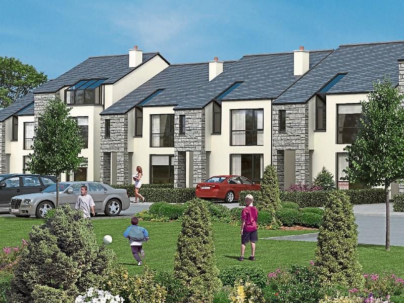 An impression of the houses currently on offer from REA O’Connor Murphy. The sought-after houses are located at Sli na Manach in Mungret