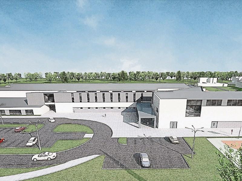 The planned new school building