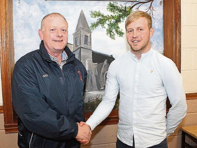 Paralympian Peter Ryan, right, with Mike Ryan, chairman of Doon GAA Club Picture: Dave Gaynor