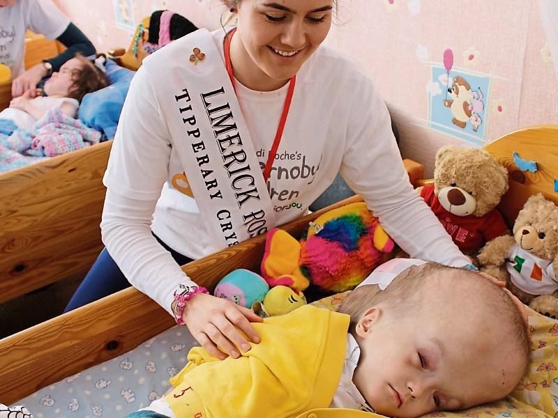Chernobyl charity: Limerick Rose Kayleigh Maher and Ilya