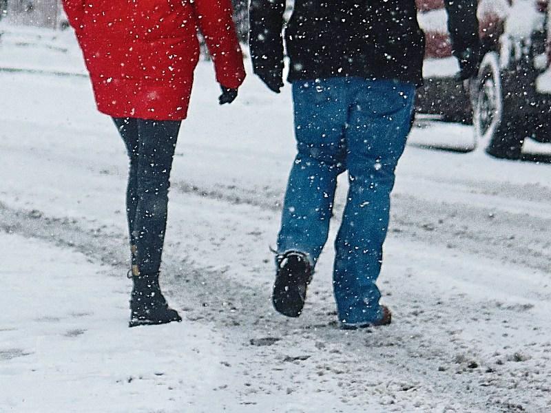 Staff braved dangerous road conditions to call to them individually to make sure they had food and fuel supplies