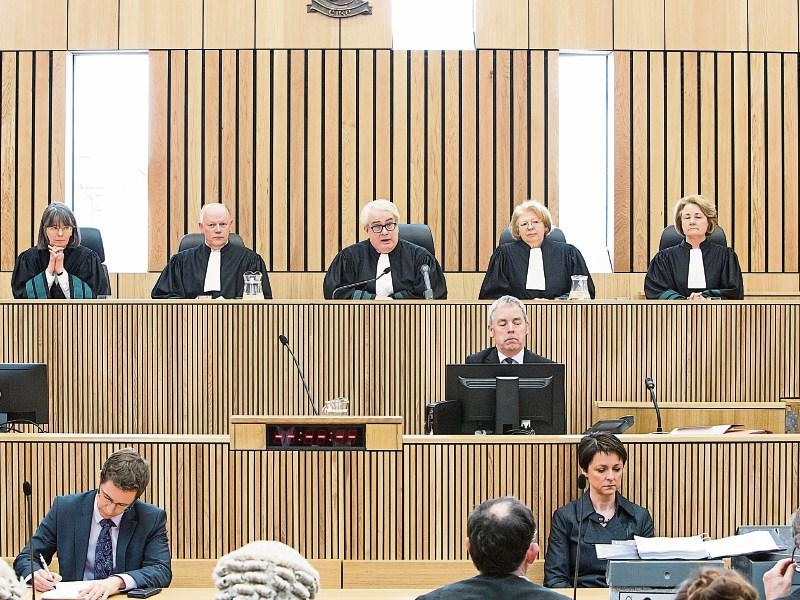 The Supreme Court delivered a landmark judgment while sitting in Limerick for the first time Picture: Press 22
