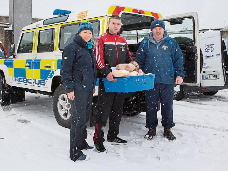 Karen Keehan, Marine Search and Rescue, Michael Cronin and Patrick Barrett, St Munchins Community Centre Picture: Leon Ledger