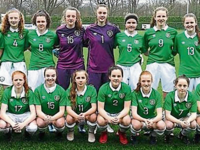 Newcastle West teenager helps Rep of Ireland U-15 girls down England