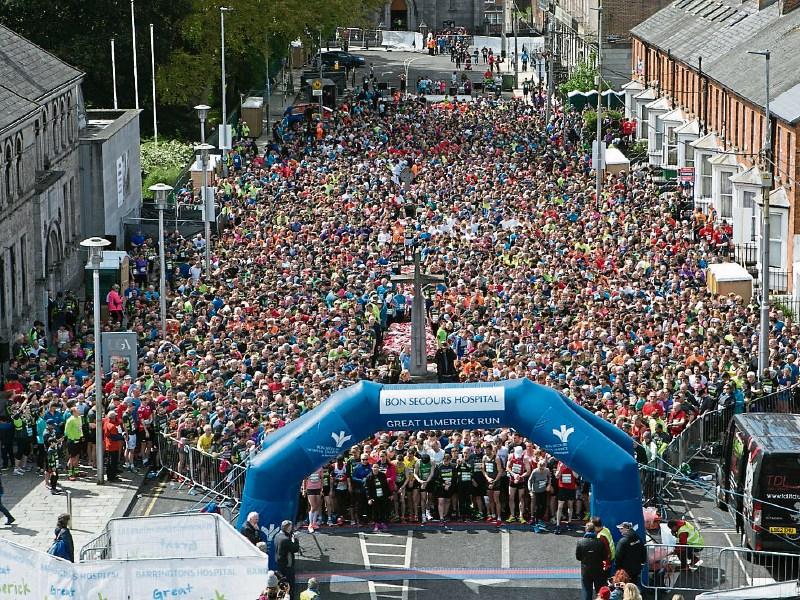 The amount of money raised for good causes during the Great Limerick Run is expected to smash through the €1m mark this year, race director John Cleary has told councillors Picture: Press 22