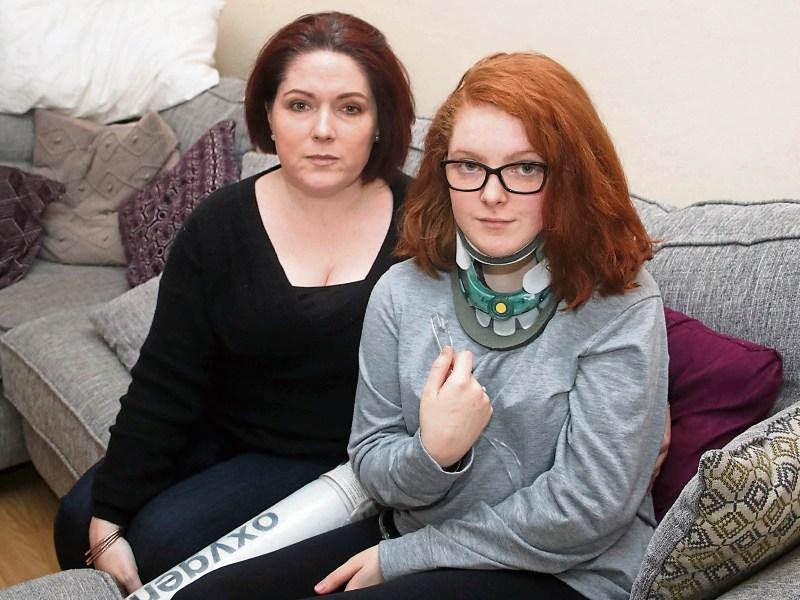  Teenager Ciara Micks, pictured here with her mother Anne before surgery, spent 15 hours in an operating theatre to treat debilitating illness